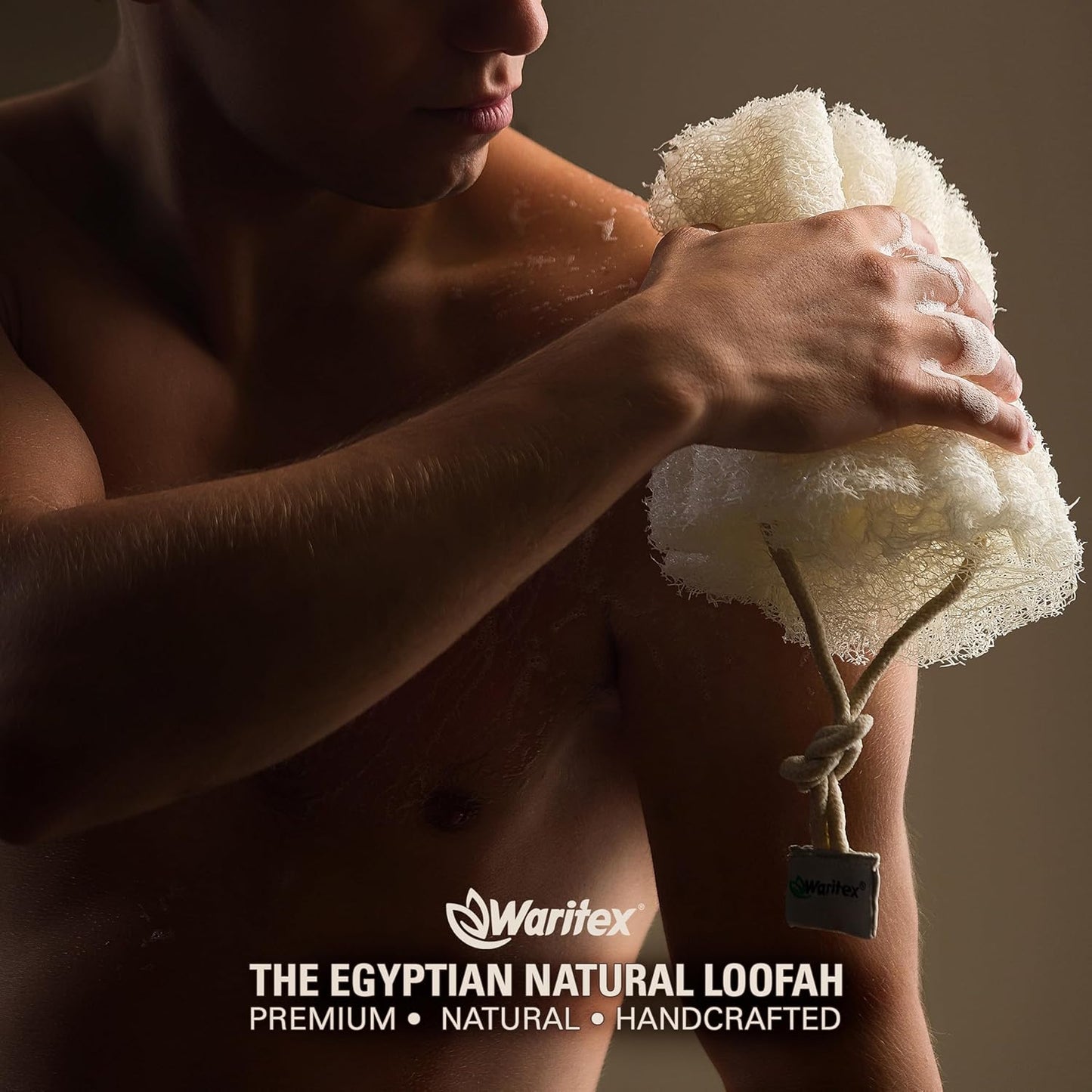Waritex Premium Natural Egyptian Loofah Sponges 100% Natural Organic