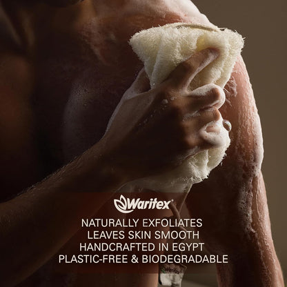 Waritex Premium Natural Egyptian Loofah Sponges 100% Natural Organic